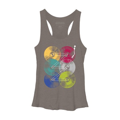Women's Design By Humans Nonstop By clingcling Racerback Tank Top
