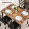 5-Piece Kitchen Dining Room Table Chair Set for Small Space, Indoor Modern Dinette Set for 4 - 3 of 4