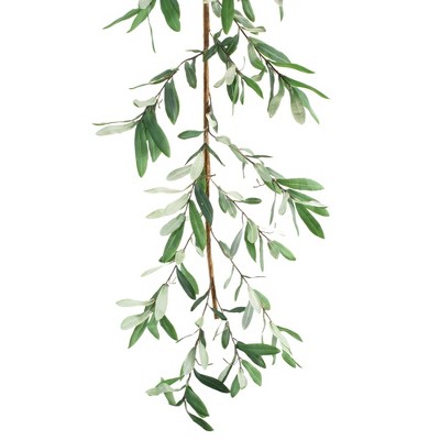Melrose Olive Leaf Foliage Garland 5.5'L