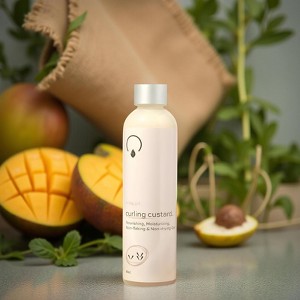 OrganiGrow AlcoholFree Conditioning Curling Custard Gel Medium Hold for LowMedium Porosity Curls 8 fl oz. - 1 of 4