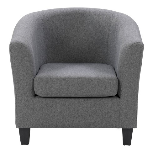 Elwood Tub Chair Gray CorLiving