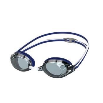 Speedo Adult Record Breaker Swim Goggles - Silver