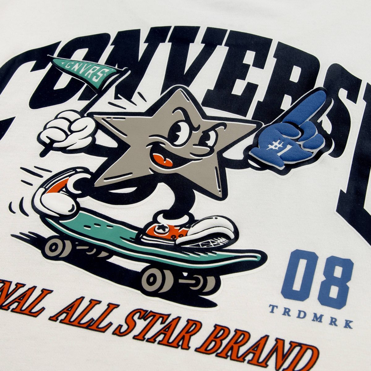Converse® Boys' Star Skateboard Graphic T-Shirt - White - thumbnail 7