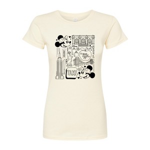 Women's - Disney - Mickey & Friends Fitted Graphic T-Shirt - 1 of 3