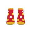 NFL Kansas City Chiefs Big Dot Sleep Socks: Polka Dots, Cozy Lined, Ankle Length - 3 of 3