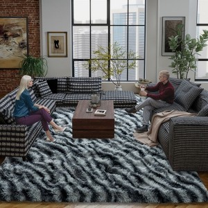 5x7 Area Rugs for Bedroom, Soft Fluffy Shaggy Rug for Living Room Kids Room Home Decor - 1 of 4