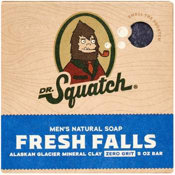  Dr. Squatch All Natural Bar Soap for Men with Light Grit, Coconut  Castaway 5 Ounce (Pack of 1) 0.02 pounds : Beauty & Personal Care