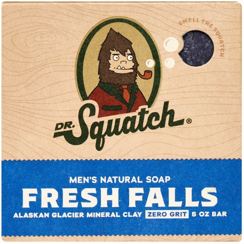 Dr. Squatch Men's Bar Soap - Fresh Falls - 17.65oz/4ct : Target