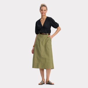 Women's Poplin A-Line Skirt - Universal Thread™ - 1 of 4