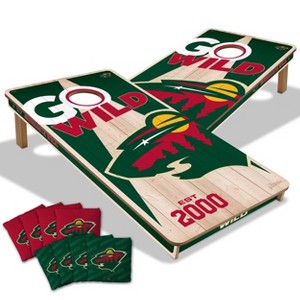 NHL Minnesota Wild 2'x4' Wood Toss Game Set - 1 of 4