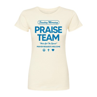 Women's - Instant Message - Sunday Morning Praise Team Fitted Graphic T-Shirt