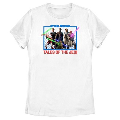 Women's Star Wars: Tales of the Jedi Group Square T-Shirt