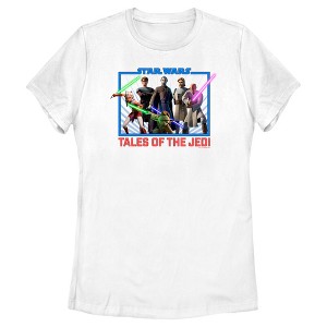 Women's Star Wars: Tales of the Jedi Group Square T-Shirt - 1 of 4
