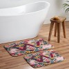 Deny Designs Burcu Korkmazyurek Summer Botanical Monogram Memory Foam Bath Mat - 4 of 4