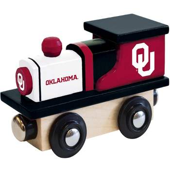 MasterPieces Officially Licensed NCAA Oklahoma Sooners Wooden Toy Train Engine For Kids