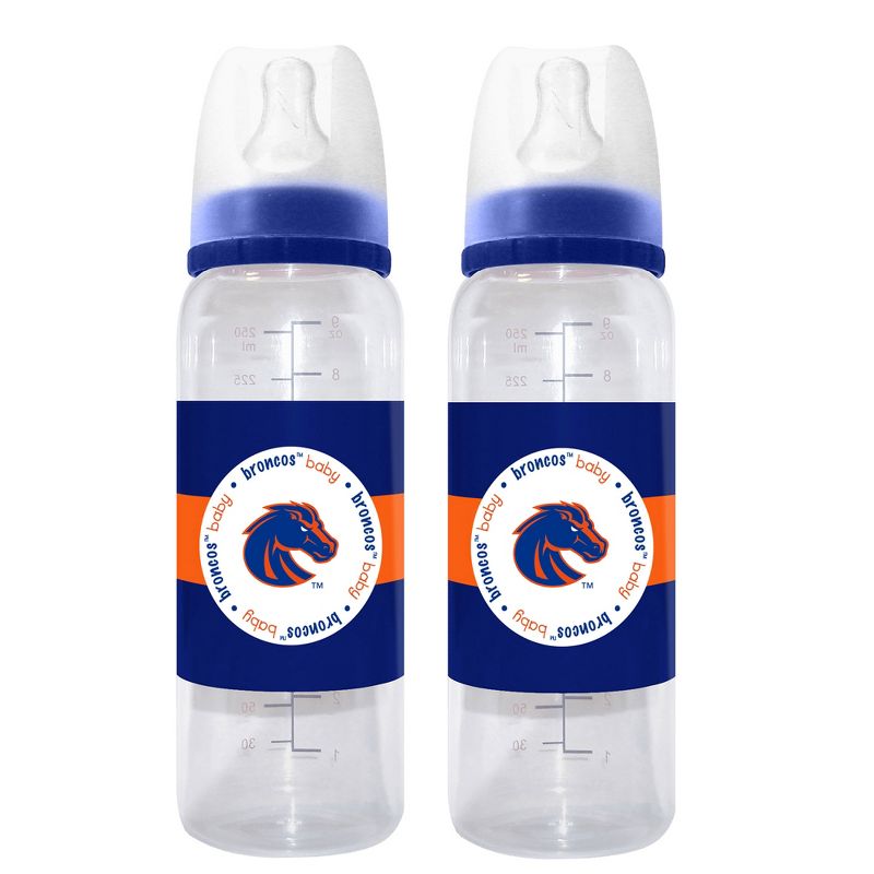 BabyFanatic Officially Licensed NCAA Boise State Broncos 9oz Infant Baby Bottle 2 Pack, 1 of 4