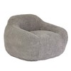 CAVINAS Teddy Fabric Bean Bag Chair for Adults,Giant Lazy Sofa Chair with Memory Foam and Armrest,Modern Lounge Chair for Living Room - 2 of 4