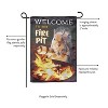 Welcome to our Fire Pit Garden Lustre Flag - 4 of 4
