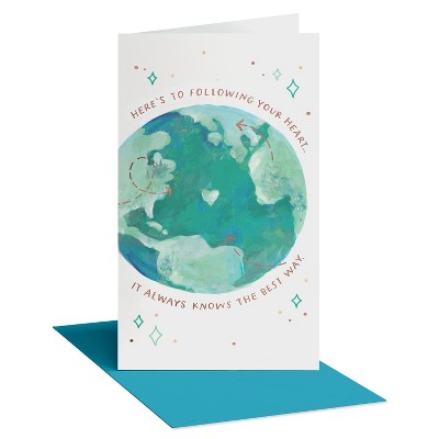 Carlton Cards Graduation Money Gift Card Holder Follow Your Heart