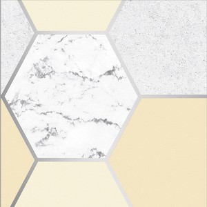 Earthen Yellow and Grey Geometric Paste the Wall Wallpaper - 1 of 4