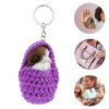 Unique Bargains Slippers Sleeping Cat Handbag Charm 1 Pc - 3 of 4