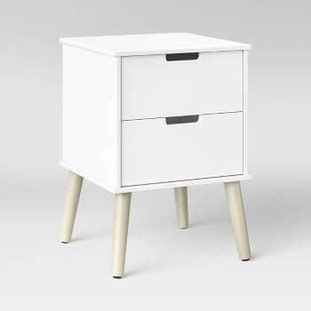 Assembly Required Modern Kids' Nightstand White - Pillowfort™