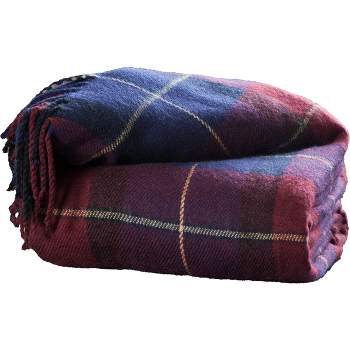 Hastings Home 50x60 Cashmere-Like Blanket for Sofas, Beds, and Chairs
