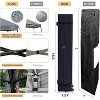 Anybear 10x10FT Dark Gray Pop Up Canopy Tent with Adjustable Legs - 3 of 4