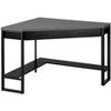 HomeRoots 42" Gray and Black Corner Computer Desk - 4 of 4