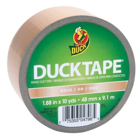 Duck Brand Duck Color Duct Tape, 6-Roll, Brown