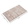 Traditional Majestic Light Brown Area Rug 2x3 ft with Thick Pile for ...