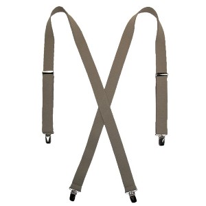 CTM Women's Elastic Clip-End 1 Inch Basic Suspenders - 1 of 4