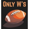 Only W's American Football Adult Long Sleeve Hoodie - 2 of 2