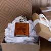 Pavilion Gift Company - Out Hunting - PU Leather & Stainless Steel 1 oz Mini Flask - Portable Drinkware - 4 of 4