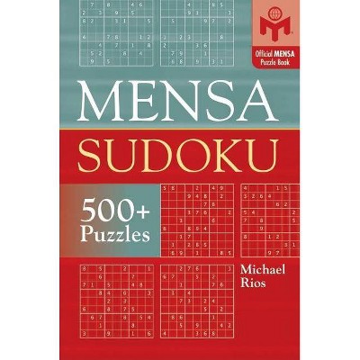 Mensa(r) Sudoku - by  Michael Rios (Paperback)