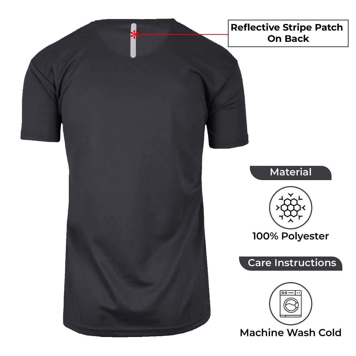 Galaxy By Harvic Men's Performance Moisture-Wicking Active Short Sleeve and Muscle Tees Set-4 Pack - thumbnail 4