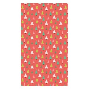 Lathe & Quill Holly Jolly Trees - Tablecloth Society6 - 1 of 3