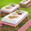 Sorbus inflatable drink & food serving bar with drain plug - 2 of 4