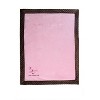 Bacati - Butterflies Pink/Chocolate Embroidered Blanket - 2 of 4