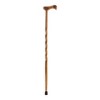Brazos Twisted Brown Wood T-Handle Cane 37 Inch Height - 2 of 4