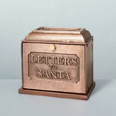 Letters To Santa Painted Metal Mailbox Copper Finish - Hearth & Hand™ with Magnolia