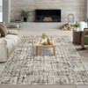 Washable Modern Abstract Large Area Rugs, Indoor Soft Non Slip Floor Carpet for Home Office - 3 of 4