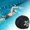 Unique Bargains Knitted PU Elastic Star Pattern Swim Cap 1 Pc - 2 of 4