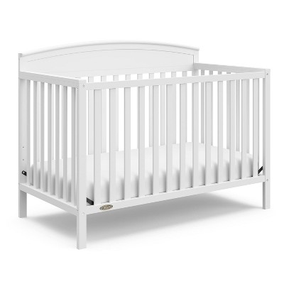 5-in-1 Convertible Crib Converts from Baby Crib to Toddler Bed, Daybed, Fits Standard Full-Size Crib Mattress