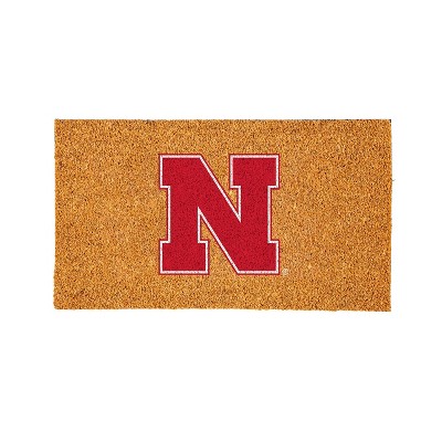 Coir Mat, 16"x28", University of Nebraska