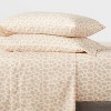 Microfiber Sheet Set Pink Leopard Print - Room Essentials™ - 2 of 4