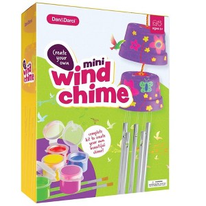 Dan&Darci DIY Create Your Own Mini Wind Chime for Kids, Craft Kit for Kids, Birthday Gift - 1 of 3