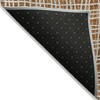 Orange Beige And Copper Striped Washable Indoor Outdoor Area Rug - 4 of 4