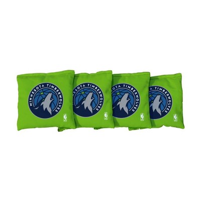 NBA Minnesota Timberwolves Corn-Filled Cornhole Bags - Kelly Green
