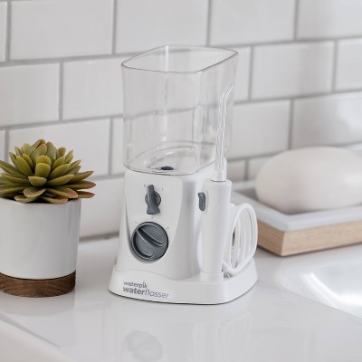 toothbrush with waterpik target